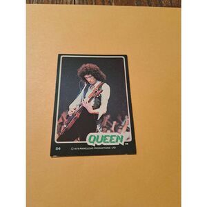 Vintage 1979 Raincloud Productions Queen Trading Card #54 Rock Band Memorabilia